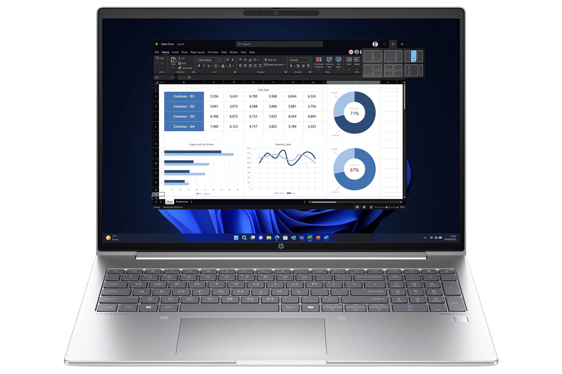 photo d'un laptop HP