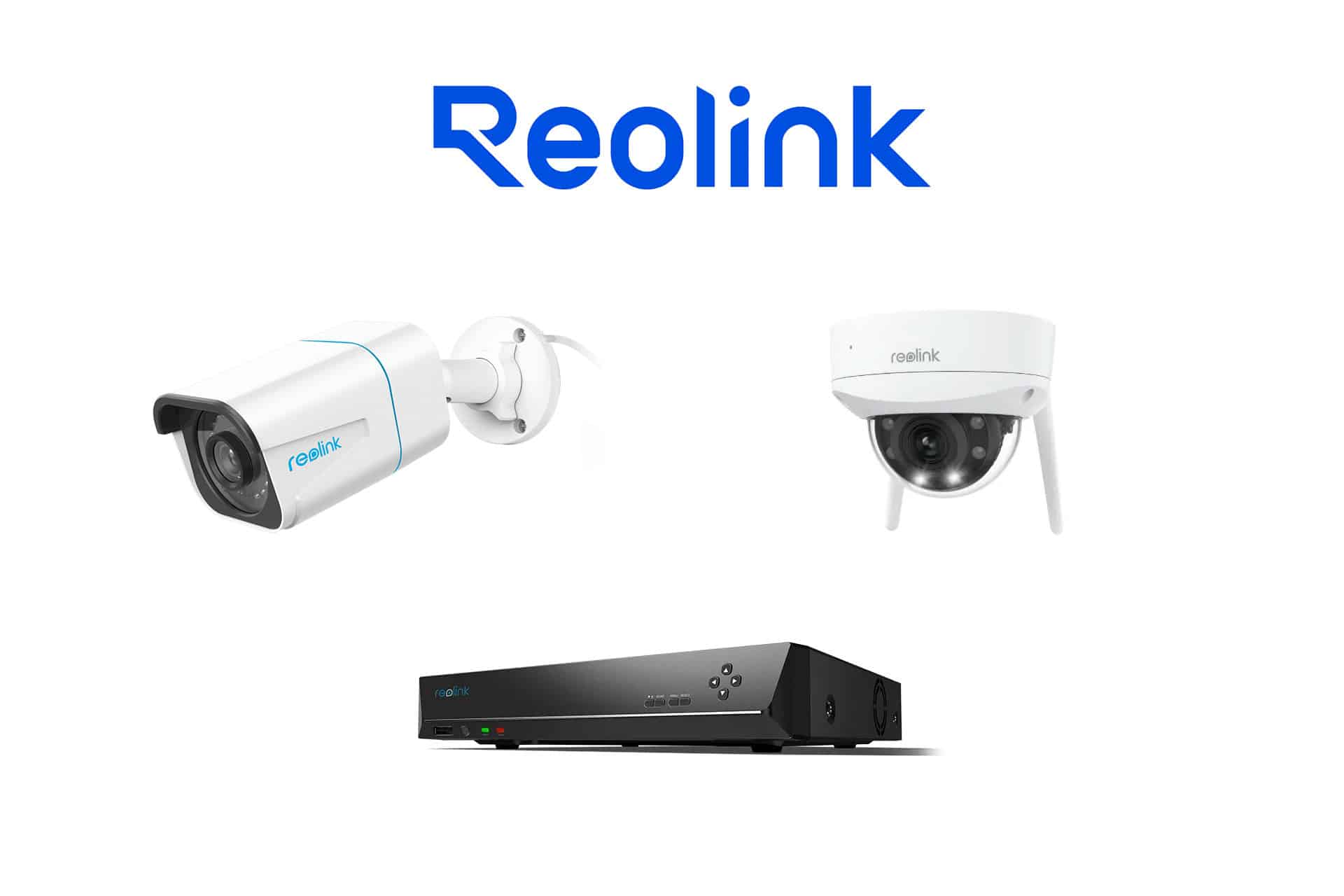 Image de deux caméras reolink et un enregistreur